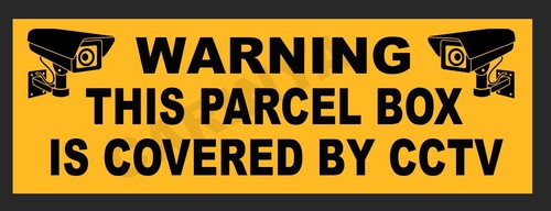 Warning this parcel box - parcel, is