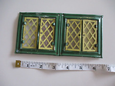 VINTAGE METAL DOLLS HOUSE WINDOWS TRI-ANG GEE BEE ROMSIDE