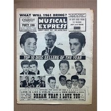 VARIOUS 1960 NME MAGAZINE