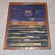 Antique Mahogany Cased Set