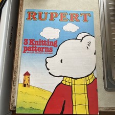 Rupert Bear - 3 Knitting