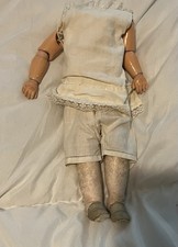 Antique Kid Body For Antique Shoulder Head Doll — 11 Ins