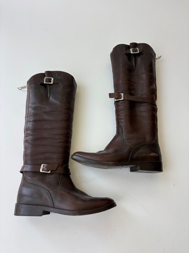 Golden goose tall - golden, leather