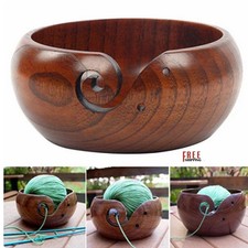 Wooden Yarn Bowl Hand Made