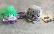 BNWT Kawaii Cubes: ARMOURED BATMAN  & JOKER plush DC Comics BUNDLE NEW