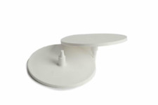 Durable White Spiked Bowling