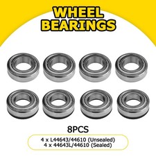 8X For Jet-Ski Bike Atv Quad Trailer Wheel Bearings 44643 & 44643L 44643/44610