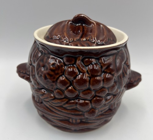 600ml baking pot with - with, brown