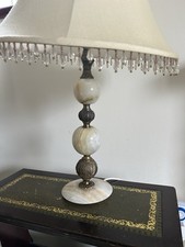 Onyx Table Lamp Vintage