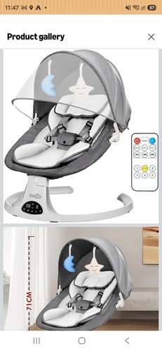 Bluetooth electric baby swing - bluetooth,