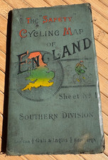 The Safety Cycling Map of England, early 1900s vintage