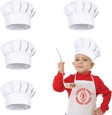 4PCS Kids Chef Hat -