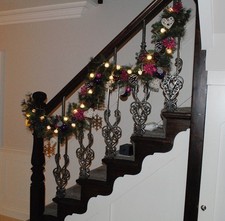 Cast Iron Balustrades / Stair spindles. 40 Beautiful reproduction, bare metal.  