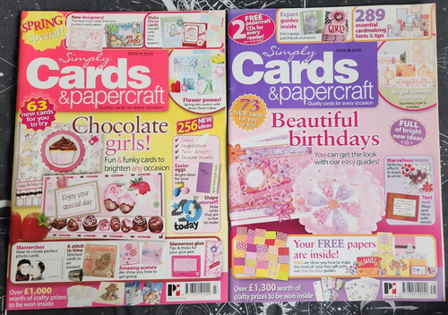 Simply cards papercraft - 2x, &