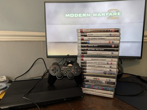 Sony playstation super slim - playstation, 3