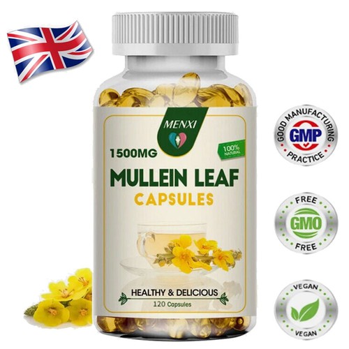 Mullein leaf capsules1500mg - mullein,