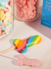 Ann Summers Rainbow Willy Lolly X 2