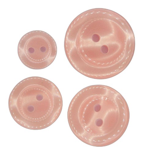 Pearl rim buttons - pearl,