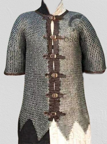 10mm chainmail shirt flat - 10mm,