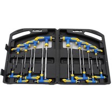16Pc Crv T Handle Hex & Star