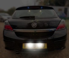 For Astra H 2005-10 VXR White LED Number Plate License Light 15SMD Bulb UK STOCK