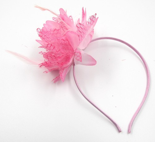 Flower feather hair - flower,