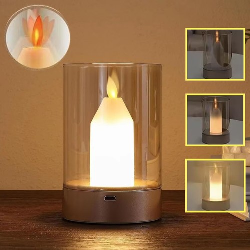 Night candle light dimmable - night,