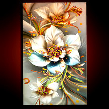 Ready to hang Vertical or