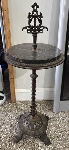 Antique cast iron marble - marble, art