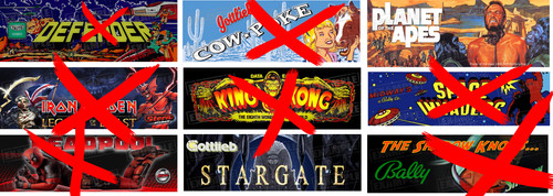 Sample custom arcade marquee - sample, (custom