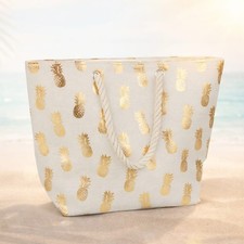 Canvas Beach Bag Natural