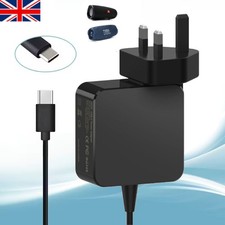 65W USB-C Power Adapter Fit for JBL Wireless Bluetooth Speaker Charger 4/5/6