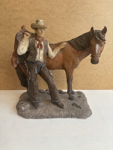 Western cowboy and horse - western,
