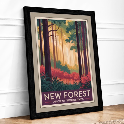 Ancient woodlands vintage - ancient,