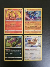 Pokémon TCG Brilliant Stars All 4 Stamped Pre Release Promo Cards NM Moltres
