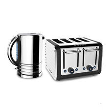 Dualit Architect 1.5L Kettle and 4 Slice Toaster Set Matt Black
