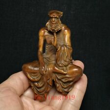 4 Inch Chinese Boxwood carved