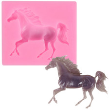 Horse Icing Mould Fondant Mold Cake Topping Sugar Craft Party Cake UK