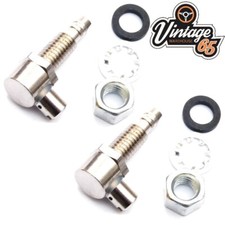 Classic Car Washer Jets Chrome Single Pair WSB13 Type Mini MG Ford Triumph VW