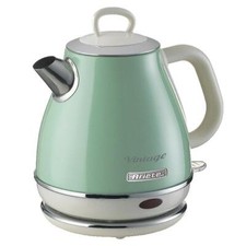 Retro Cordless Jug Kettle Retro Style, 1 Litre Capacity, Green, 2868, Ariete