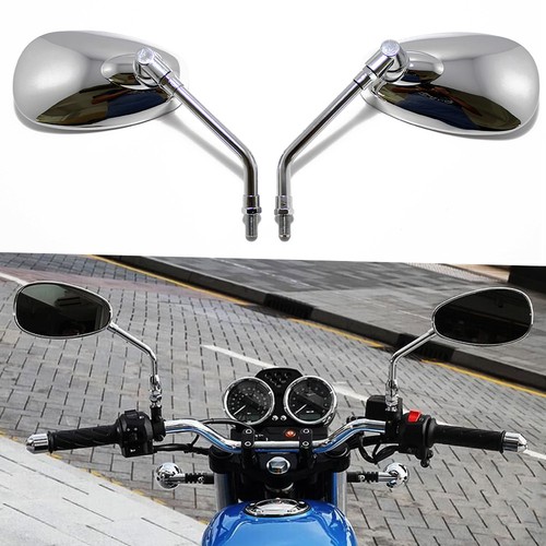 Chrome motorcycle mirrors for - motorcycle,