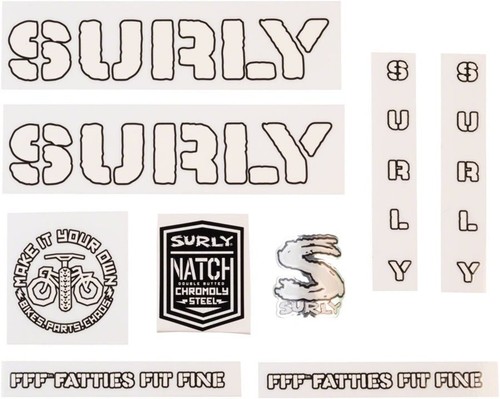 Surly overspray decal set - surly,