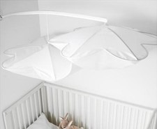 Ikea Himmelsk Canopy Baby Cot White Wall Mounted Bed Canopy 