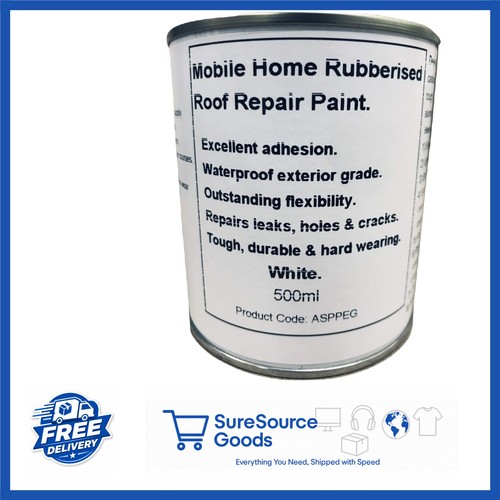 500ml rubberised white roof - 500ml,