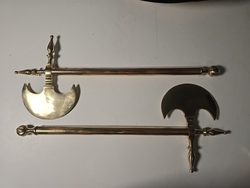 Vintage pair solid brass - vintage,