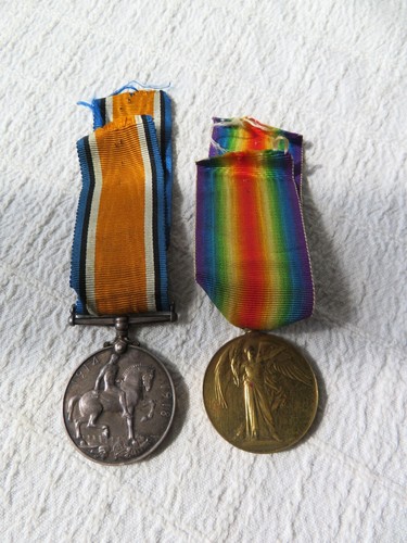 Pair ww1 medals 141303 driver - pair,