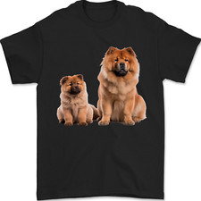 Chow Chows Dog Puppy Mens T-Shirt 100% Cotton
