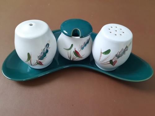Denby greenwheat dinner - denby, set