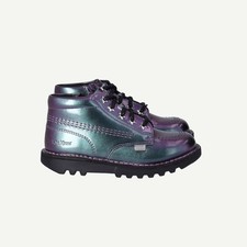 Kickers Girls Purple Coated