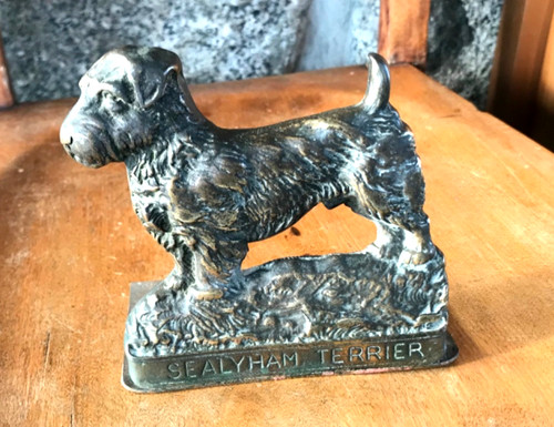 Vintage metal sealyham terrier - vintage,